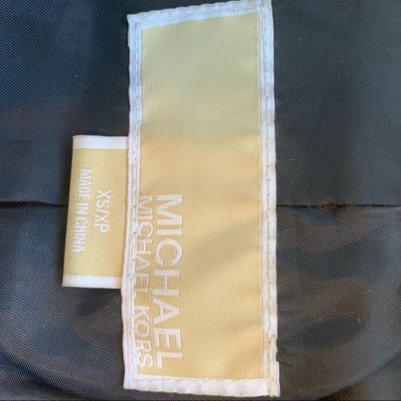 Michael Kors Black Motorcycle Biker Leather Jacket - Picture 8 of 8